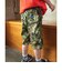 B NEWJACK ワイドフィットハーフパンツ  6分丈