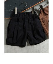 バルーンタックハーフパンツ  5分丈