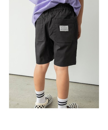 ウエストコードハーフパンツ  5分丈