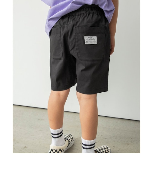 ウエストコードハーフパンツ  5分丈