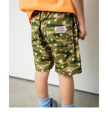 ウエストコードハーフパンツ  5分丈