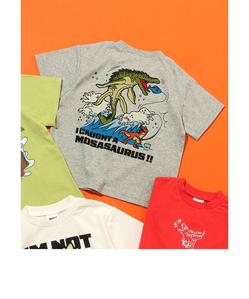 イロイロ恐竜グラフィックTシャツ