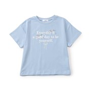 シルケット加工りぼん付きロゴT