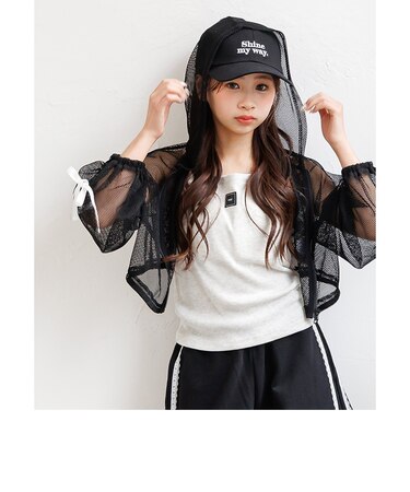 メッシュパーカー