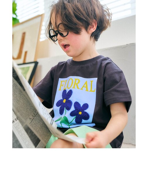 バラエティかぎ針モチーフTシャツ