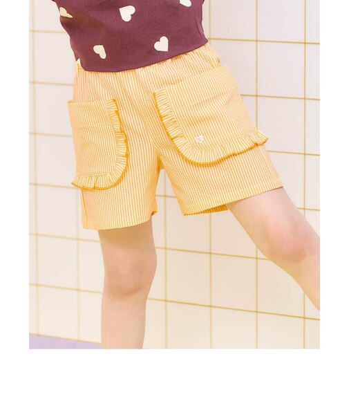 フリルポケット水陸両用ショートパンツ 撥水