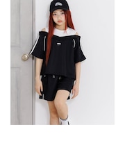 パイピング配色カットソーセットアップ