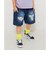 WEB限定  ダメージデニムハーフパンツ  5分丈