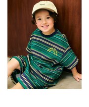 アソート総柄配色ステッチTシャツ