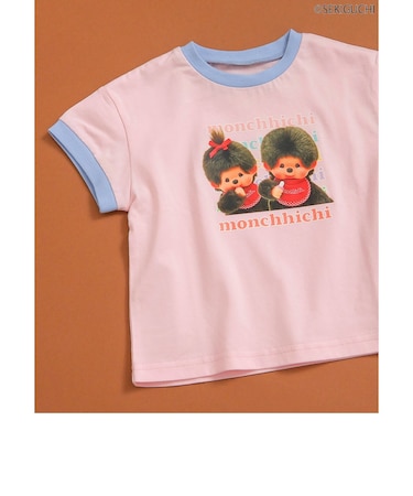 WEB限定【モンチッチ】 リンガーTシャツ