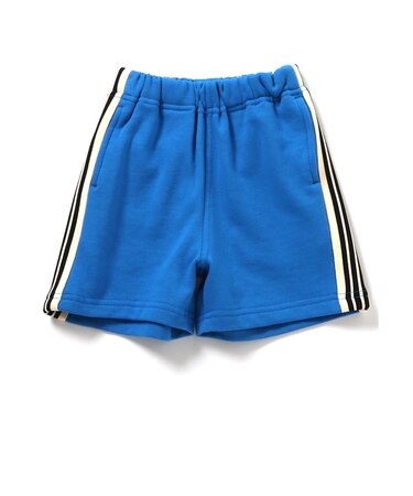 WEB限定 ラインハーフパンツ 4分丈