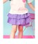 ティアードスカート風キュロット  ショート丈