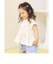 さらさらワッフルフレアチュニック UVカット