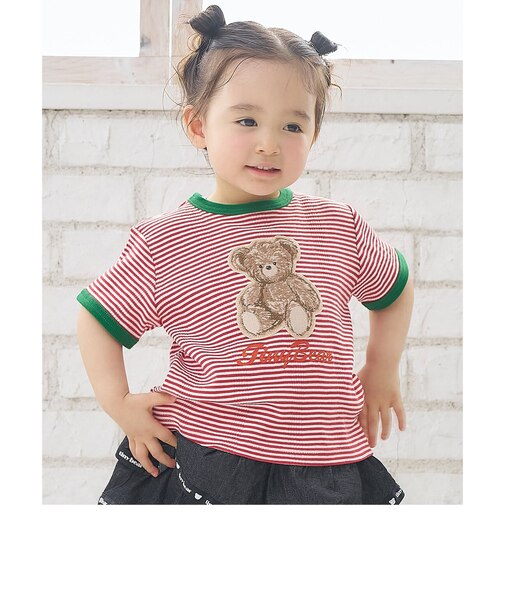 tiny bear刺繍Tシャツ