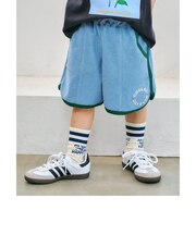 パイルハーフパンツ  4分丈