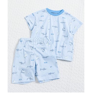 ひんやりバラエティBOYSパジャマ  5分丈 吸水速乾 接触冷感