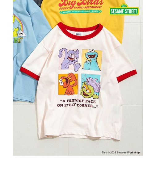 WEB限定 セサミストリートTシャツ