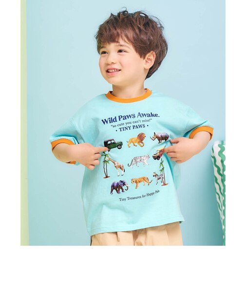 5柄アソート転写モチーフTシャツ 接触冷感