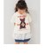 針抜き半袖Tシャツ&裾レースフリルトップスセット