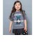 針抜き半袖Tシャツ&裾レースフリルトップスセット