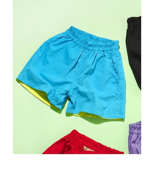 【2WAY】リバーシブルハーフパンツ  4分丈