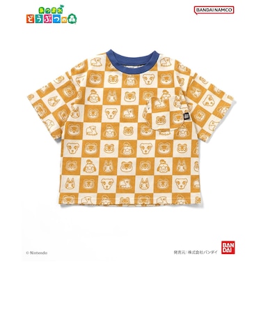 あつまれ どうぶつの森　総柄ポケットTシャツ