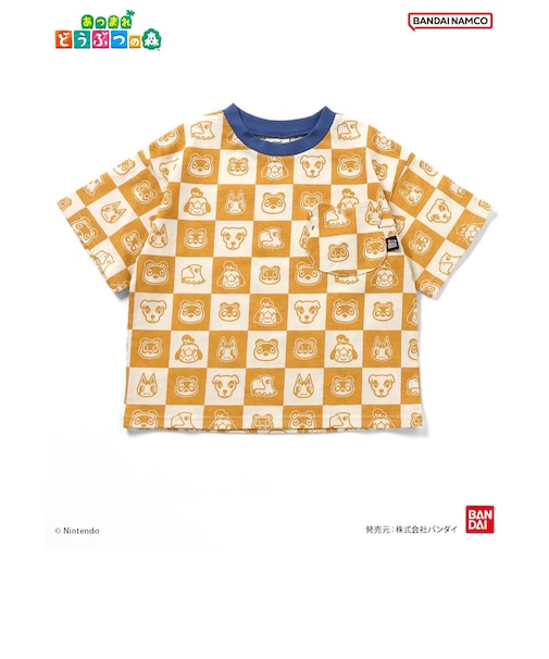 あつまれ どうぶつの森　総柄ポケットTシャツ