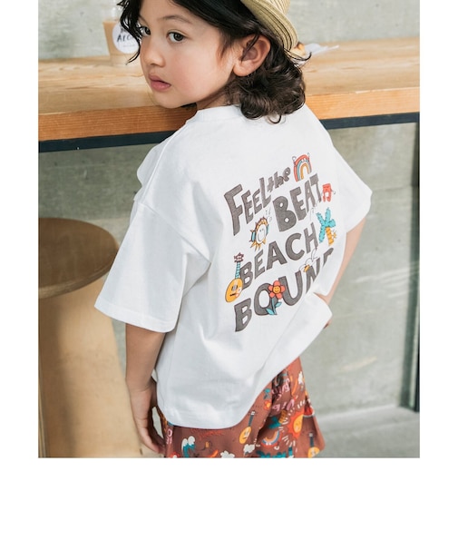 リゾートグラフィックTシャツ
