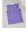 ノースリーブワッフルフリルTシャツ