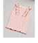 ノースリーブワッフルフリルTシャツ
