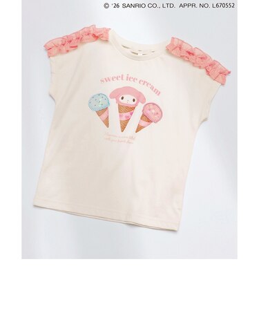 【マイメロディ＆クロミ】WEB限定 アイスクリームTシャツ 接触冷感