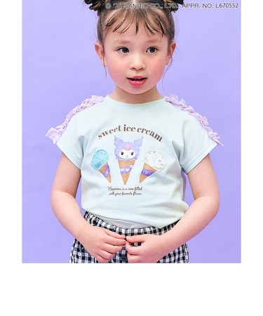 【マイメロディ＆クロミ】WEB限定 アイスクリームTシャツ 接触冷感
