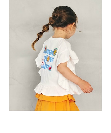 フリルロゴワッペンTシャツ