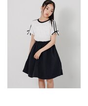シャーリングラインワンピ