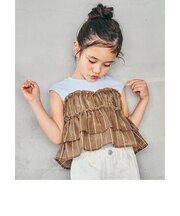 ノースリーブシアードッキングトップス