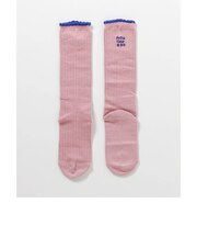ワンポイント刺繍ハイソックス