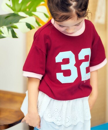 【リンク】リンガーナンバリングTシャツ 接触冷感