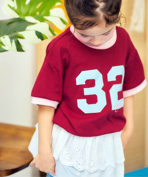 【リンク】リンガーナンバリングTシャツ 接触冷感