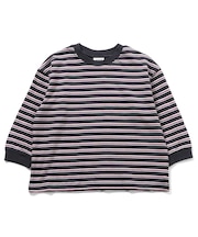 WEB限定 ゆったりシルエット無地・ボーダーTシャツ