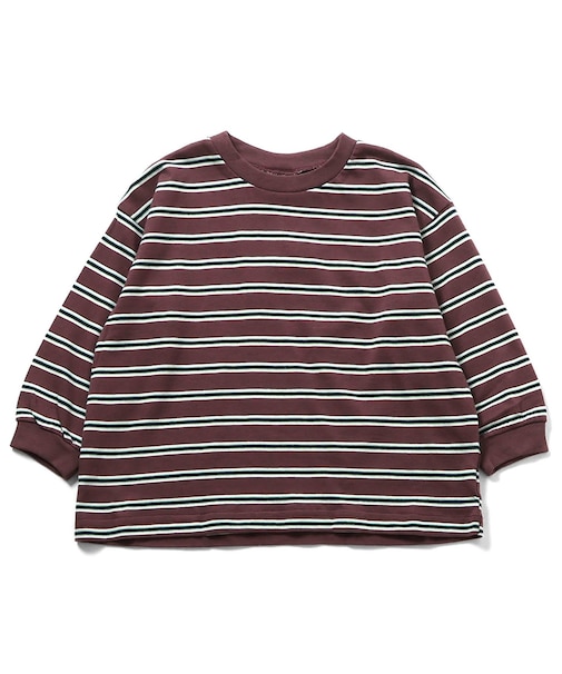 WEB限定 ゆったりシルエット無地・ボーダーTシャツ