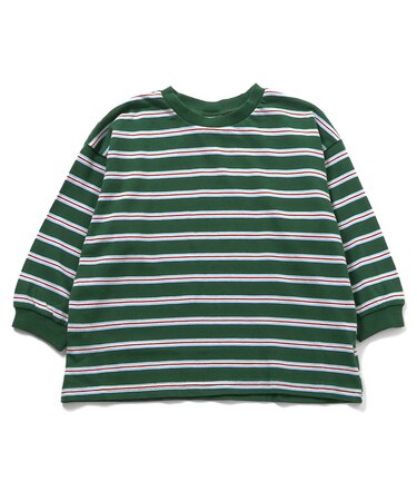 WEB限定 ゆったりシルエット無地・ボーダーTシャツ
