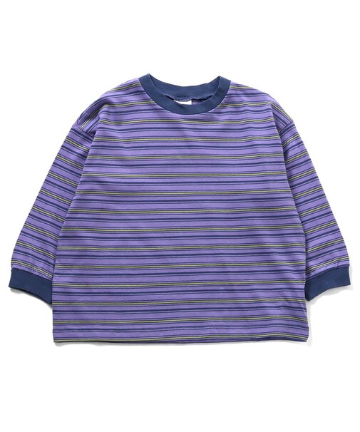 WEB限定  ゆったりシルエット無地・ボーダーTシャツ