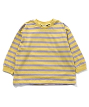WEB限定  ゆったりシルエット無地・ボーダーTシャツ
