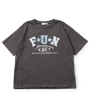 柄ロゴアップリケT