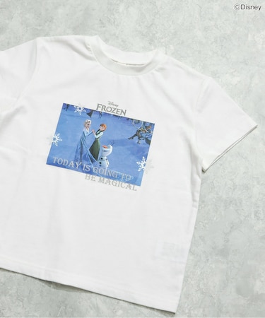 【リンク】【ディズニーキャラクター】プリンセス/アナと雪の女王 半袖Tシャツ(キッズ)