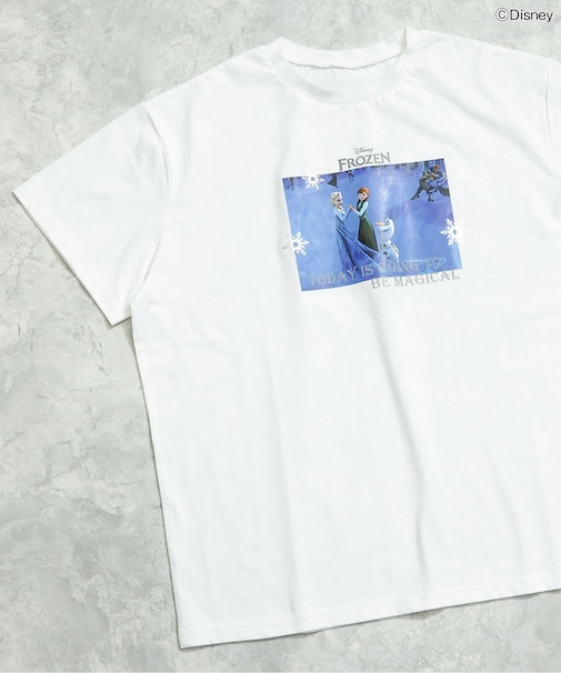 【リンク】【ディズニーキャラクター】プリンセス/アナと雪の女王 半袖Tシャツ(大人)