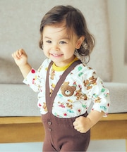 tiny bear Palette 総柄Tシャツ