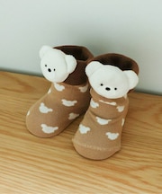 tiny bear Palette ラトル付きソックス