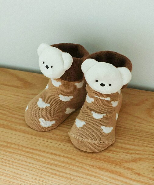 tiny bear Palette ラトル付きソックス