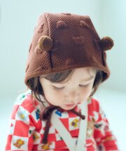 tiny bear Palette ジャガードボンネット